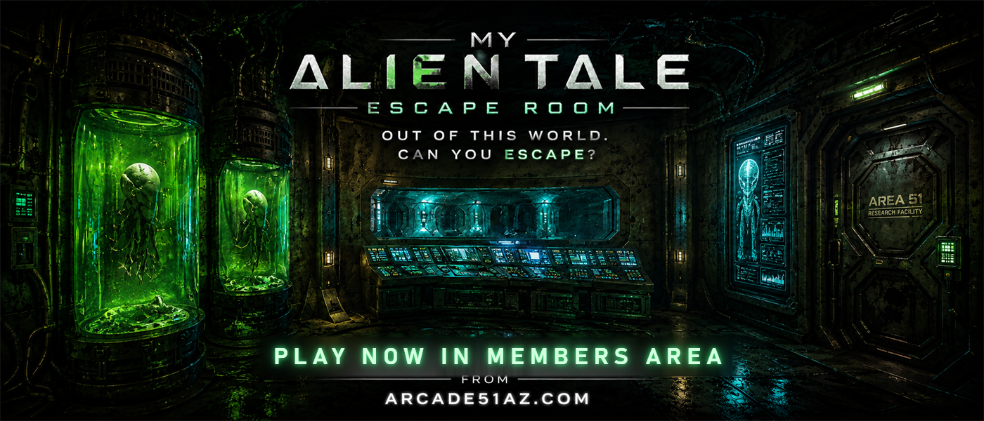 My Alien Tale featured Arcade 51 artwork