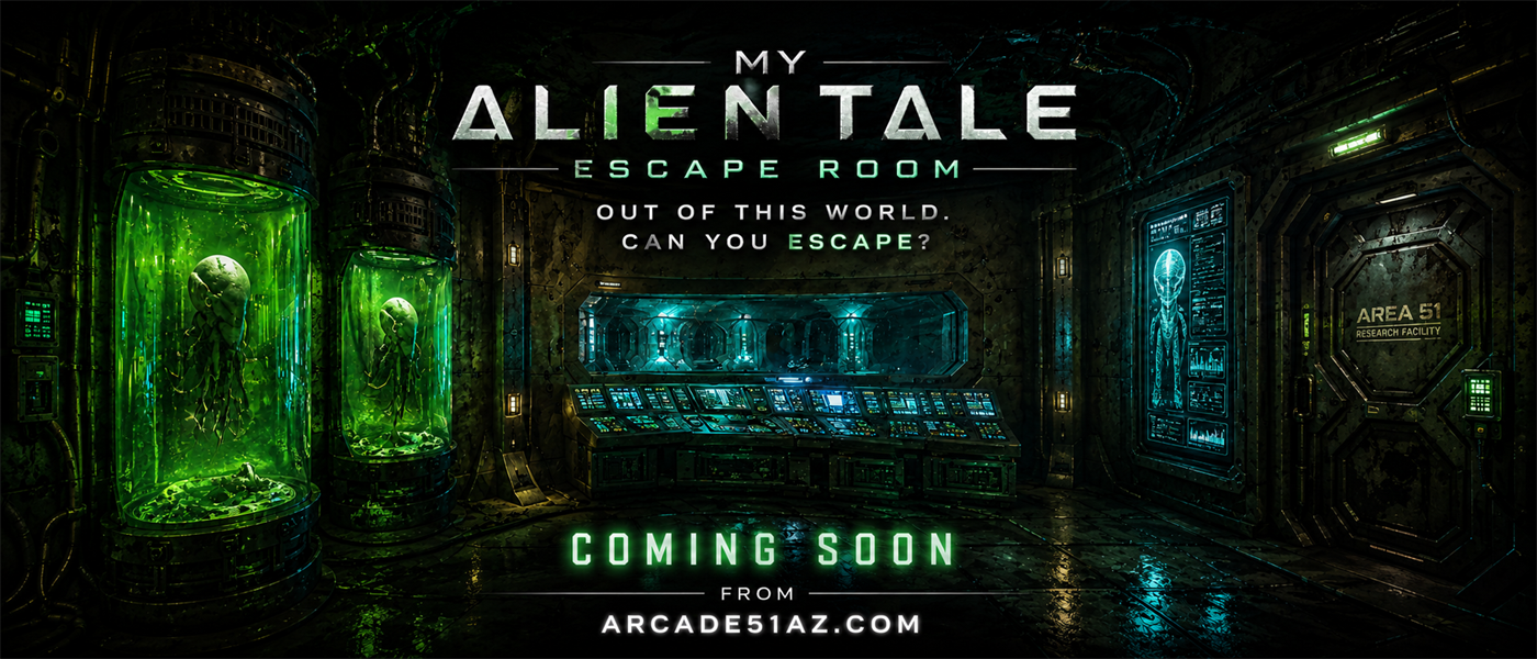 My Alien Tale featured Arcade 51 artwork